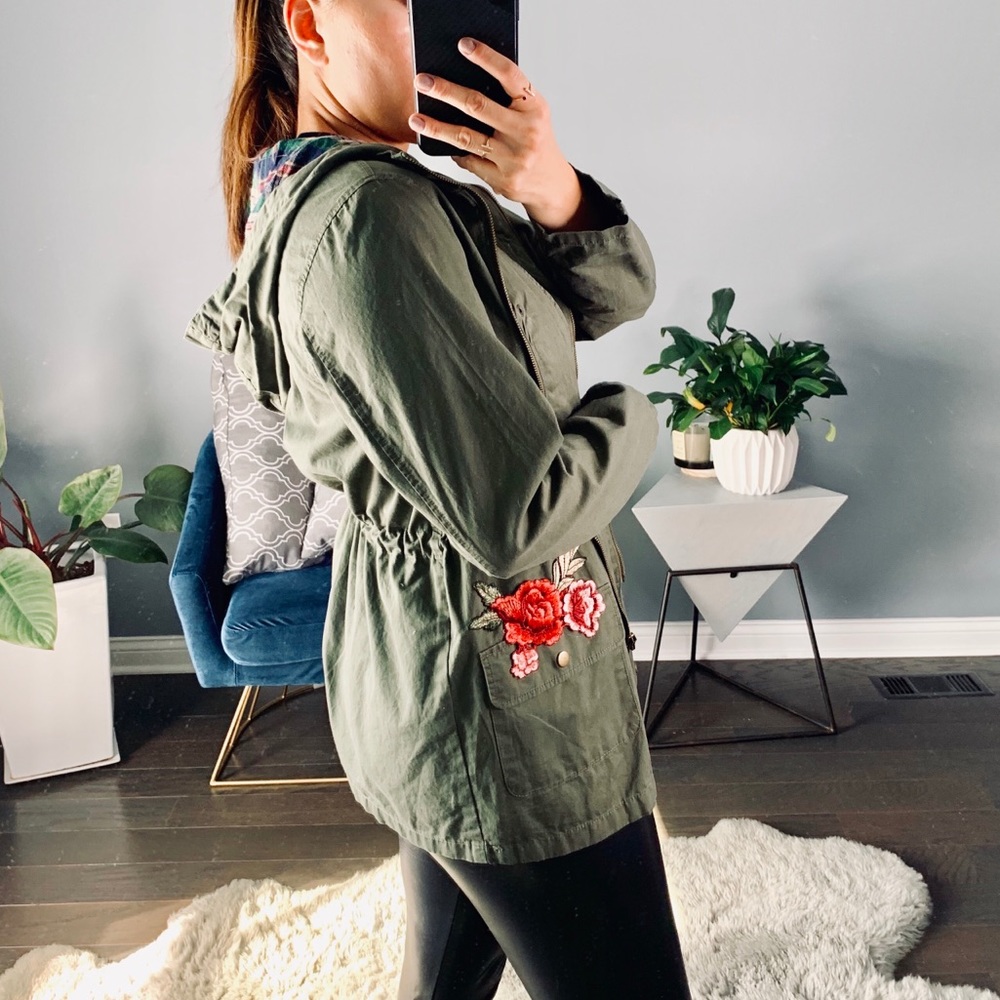 🏷Sale Utility floral patch jacket - Picture 3 of 5
